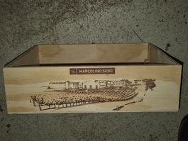 3er Weinkiste leer 33.7x27.7x9 cm
