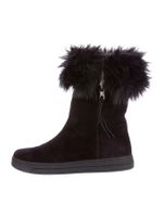 PRADA mit Fell gefütterte Stiefel Gr.39,5 NP1200,-