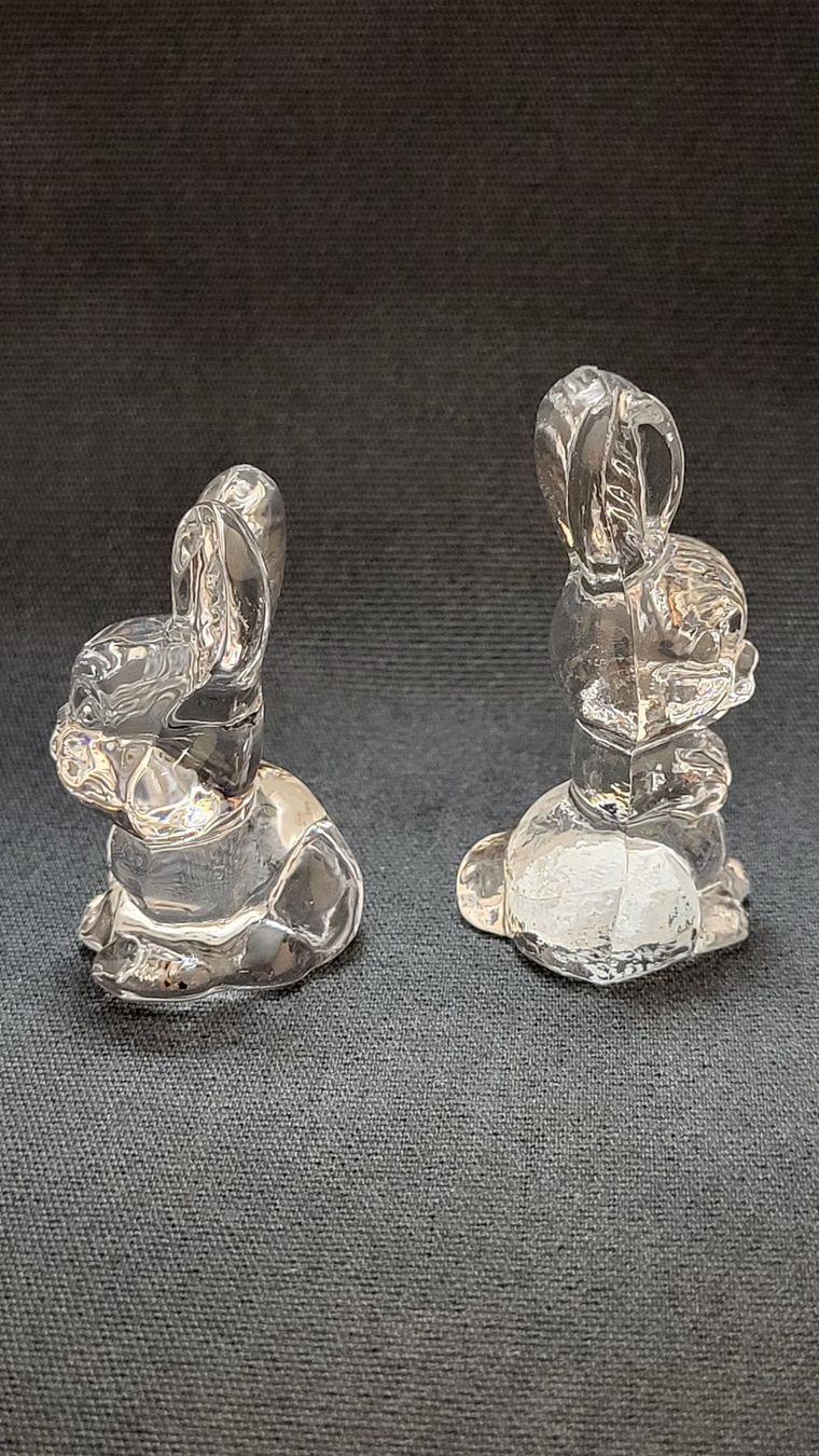 Statuette: Hasen-Paar aus Glas GOEBEL – Usato da Basel venduto da spinne02 3