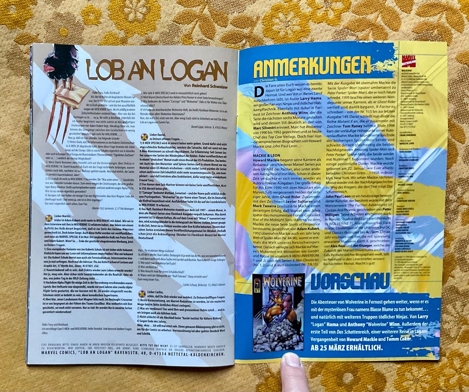 Fumetti: Wolverine Heft Nr 19 von 1999 – Usato da Endingen venduto da nathan05 8