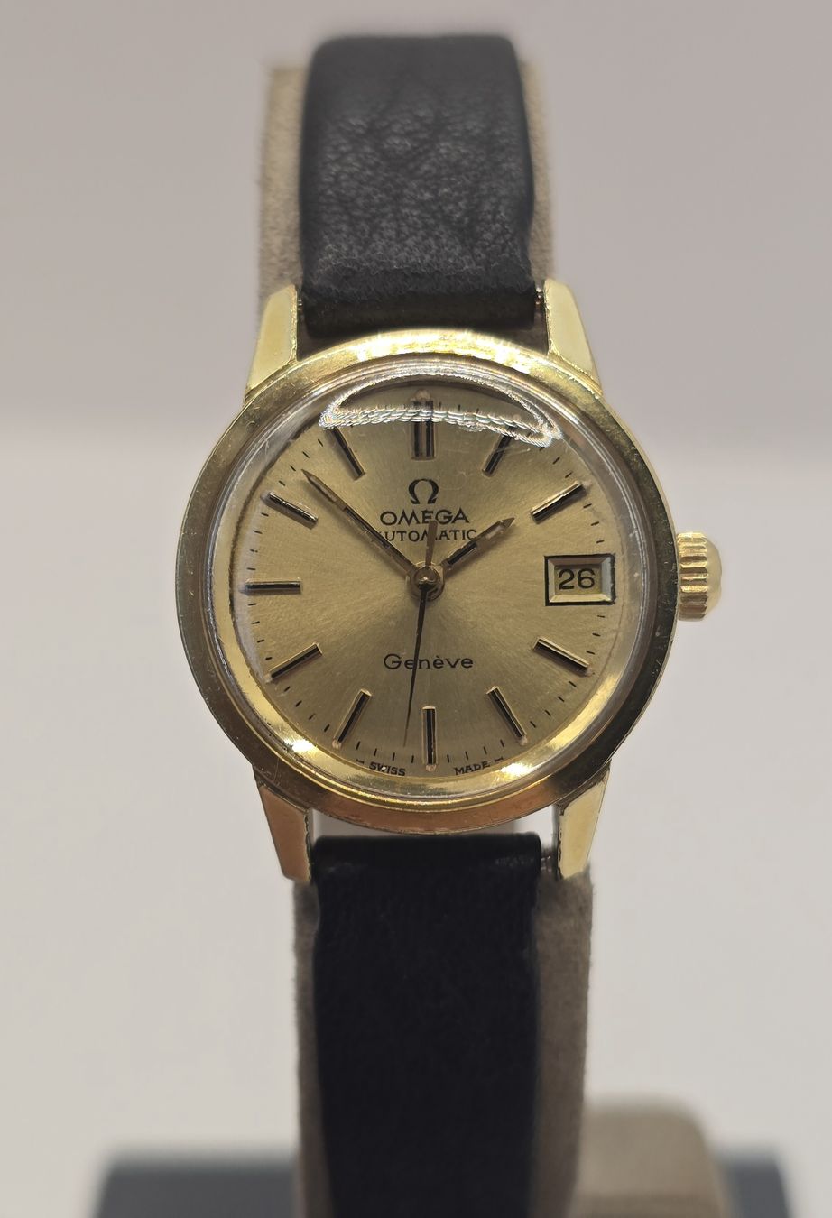 Omega Orologi: Omega Genève Automatic Date 22mm – Usato da Minusio venduto da AGSuhren