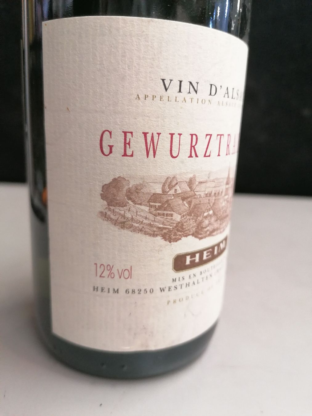 Wein: GEWURZTRAMINER VIN D'ALSACE 1996 – Neu (gemäss Beschreibung) aus Genève von Leboucheoreilles 5
