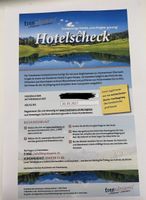 Hotelscheck Gutschein