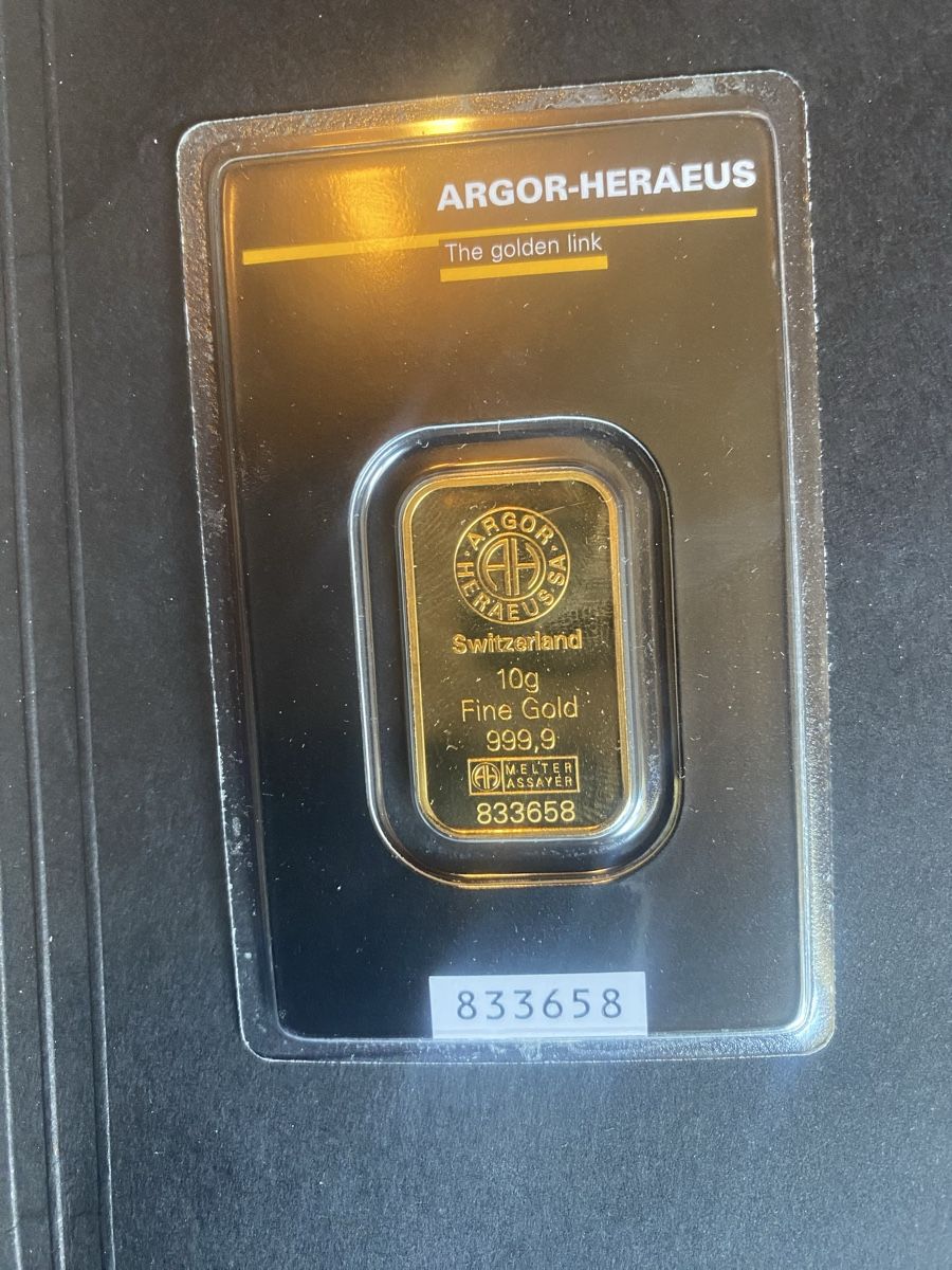 Métaux précieux: 10g Goldbarren Orginalverpackt – D'occasion à Menzingen par Edelmuni7
