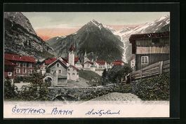 Goeschenen /Gotthardbahn, Ortspartie mit