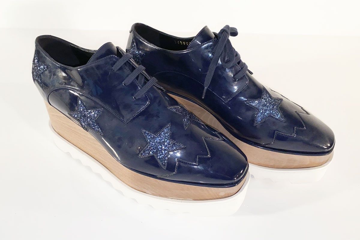 Stella McCartney Damenschuhe: Stella McCartney Blue Elyse Star Sneakers, Gr. 40 – Neu (gemäss Beschreibung) aus Ballwil von ClassicGallery 2