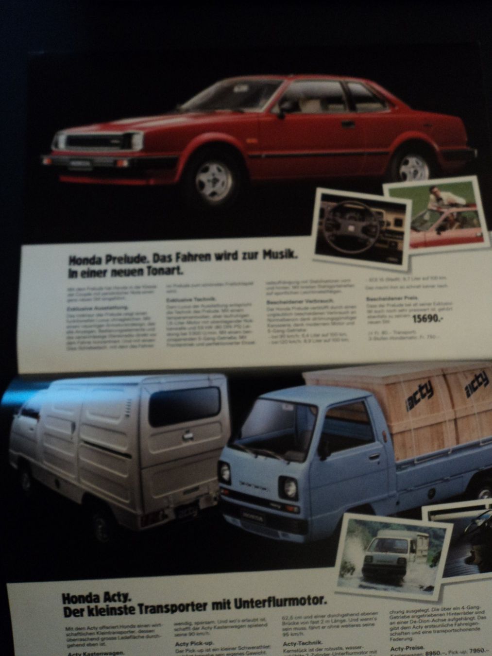 Honda Documenti: Prospekt Honda Programm 1979 – Usato da Schwarzenburg venduto da modelCARama 5