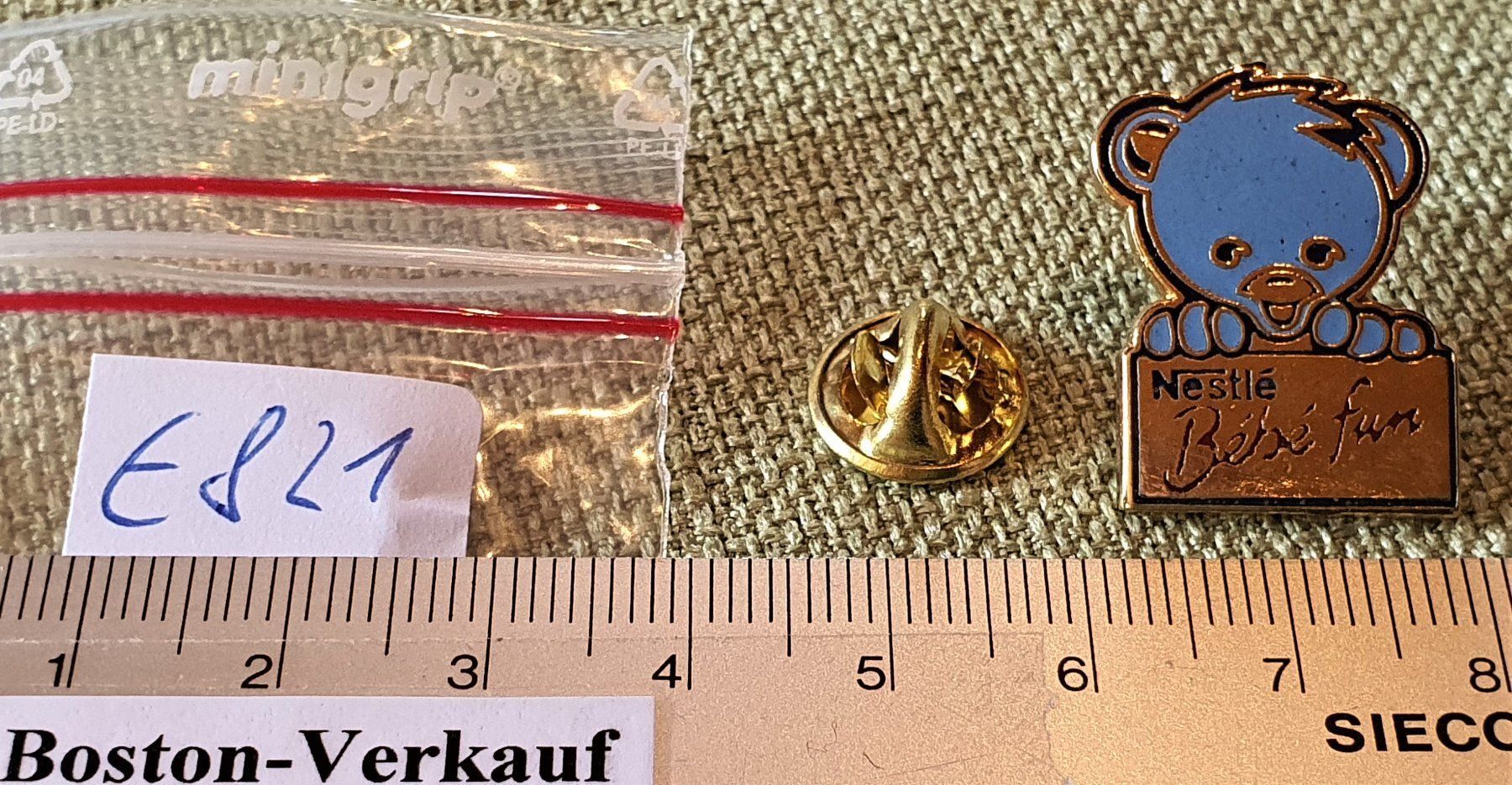 Spille: E821 - Pin Mondo - Nestle Bébé fun – Usato da Reinach BL venduto da Boston-Verkauf 2