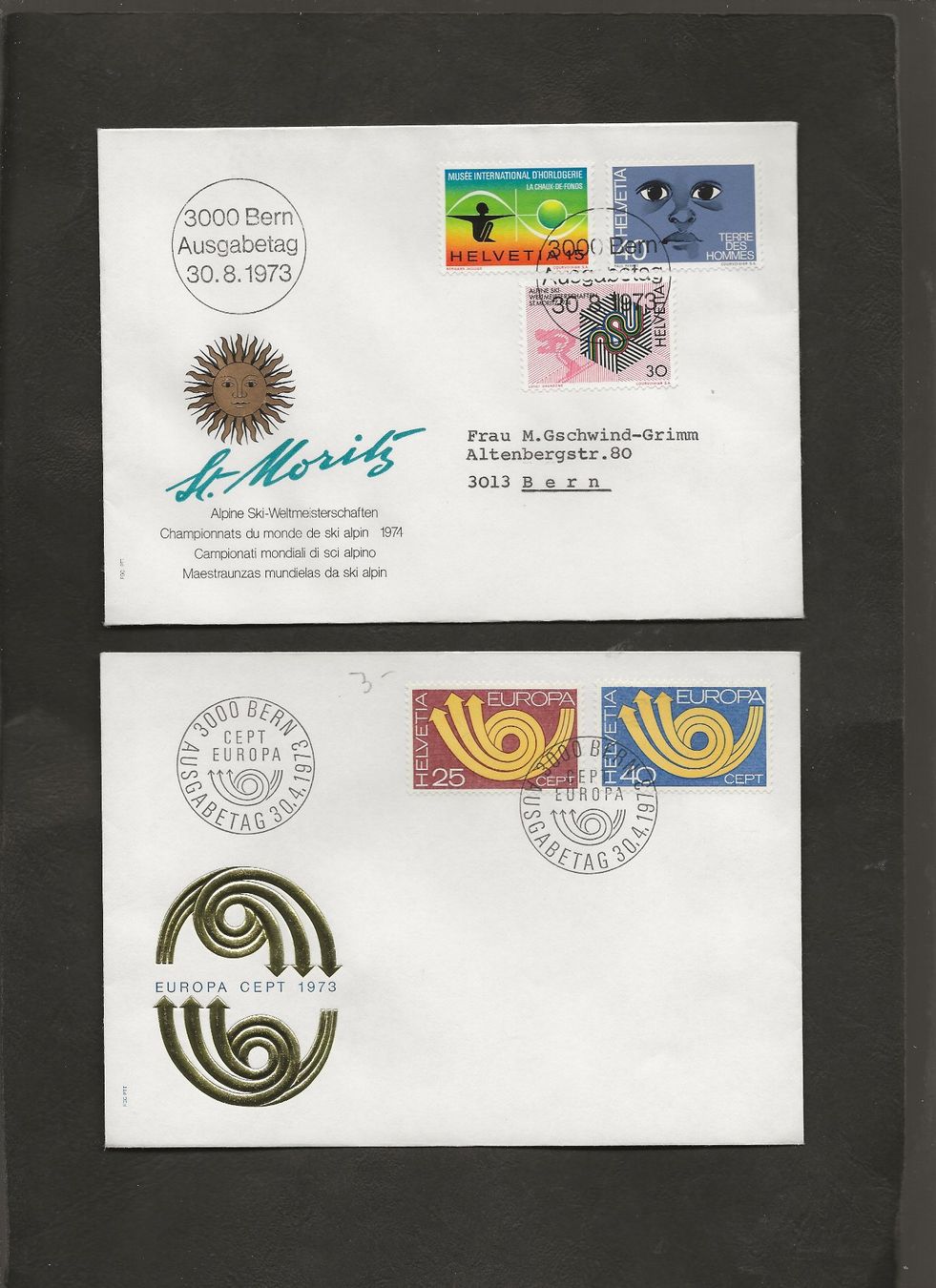 Tutti i francobolli: Schweiz 32 FDC 1972 bis 1979 – Usato da Au ZH venduto da xelagreb01 6