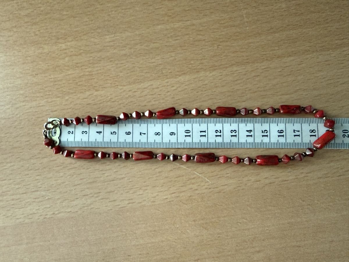 Catenine: Vintage Halskette Rot – Usato da Lamone venduto da LaCantinaMagica 6