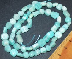 Stein Perlen Strang L-5357 – Russische Amazonite Nuggets ca.