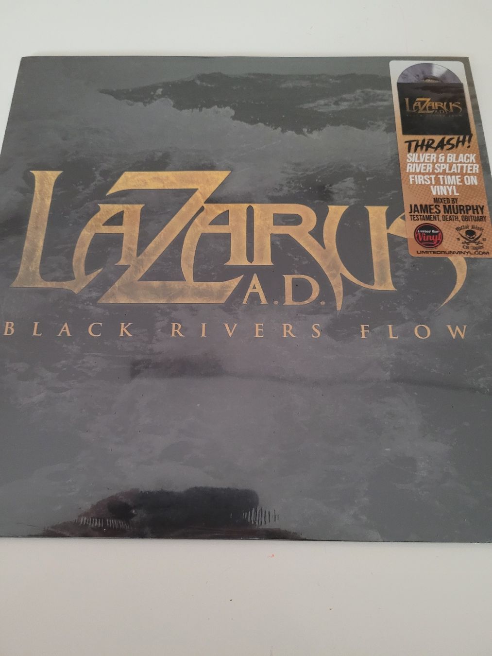 Schallplatten: Lazarus A.D - Black Rivers Flow Silver/Black Splatter Vinyl – Neu und originalverpackt aus Münsingen von Drachenwurst