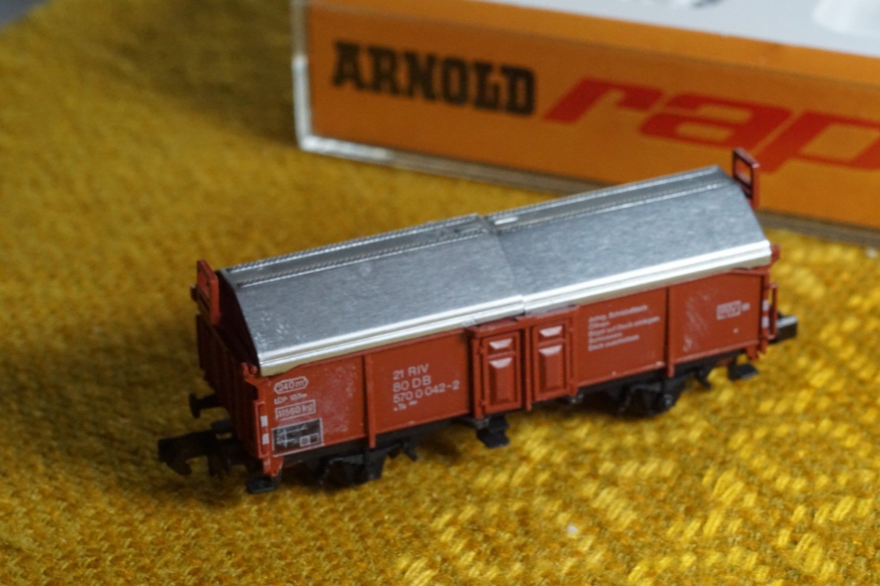 Arnold Modellini di ferrovie: Schiebedachwagen Spur N – Usato da Gränichen venduto da iknow 3