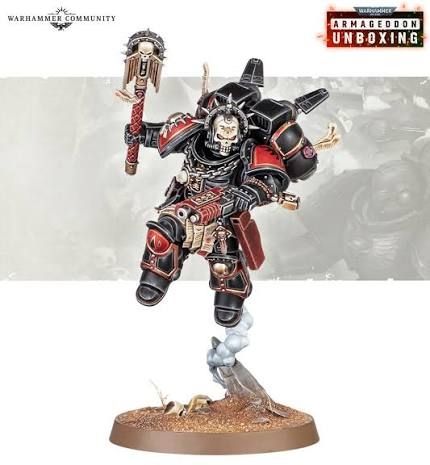 Kit di modellismo & Modellini statici: Warhammer 40.000 Armageddon Chaplain with jump pack + 5 VV – Nuovo (secondo la descrizione) da Zürich venduto da kitkis 1