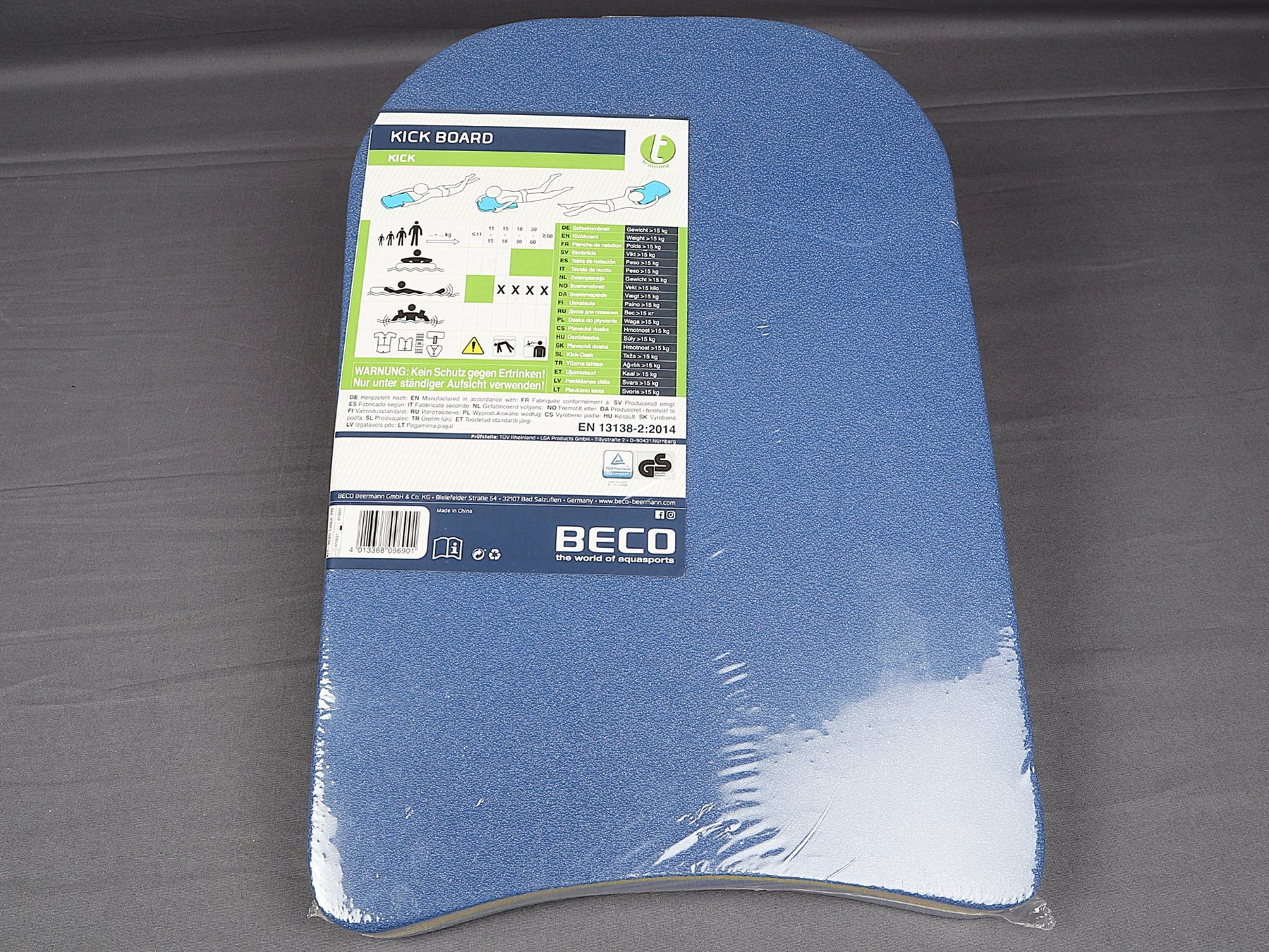 Bouées: BECO Kick Board Schwimmbrett Blau – Neuf avec emballage d'origine à Steinen par Restwert_Steinen
