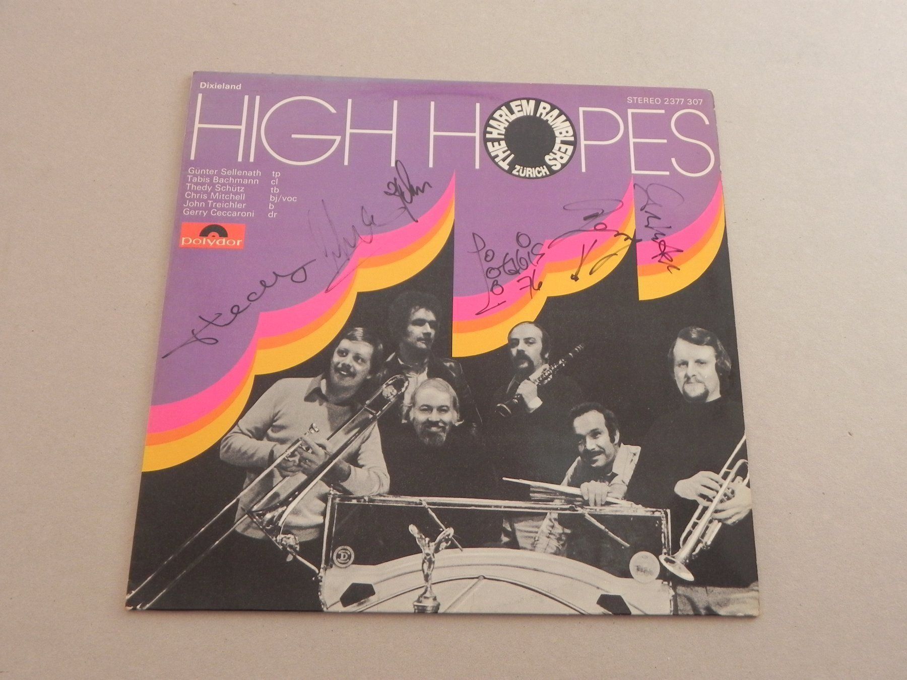 Dischi in vinile: LP CH Jazz The Harlem Ramblers Autogramm – Usato da Siebnen venduto da krimsie