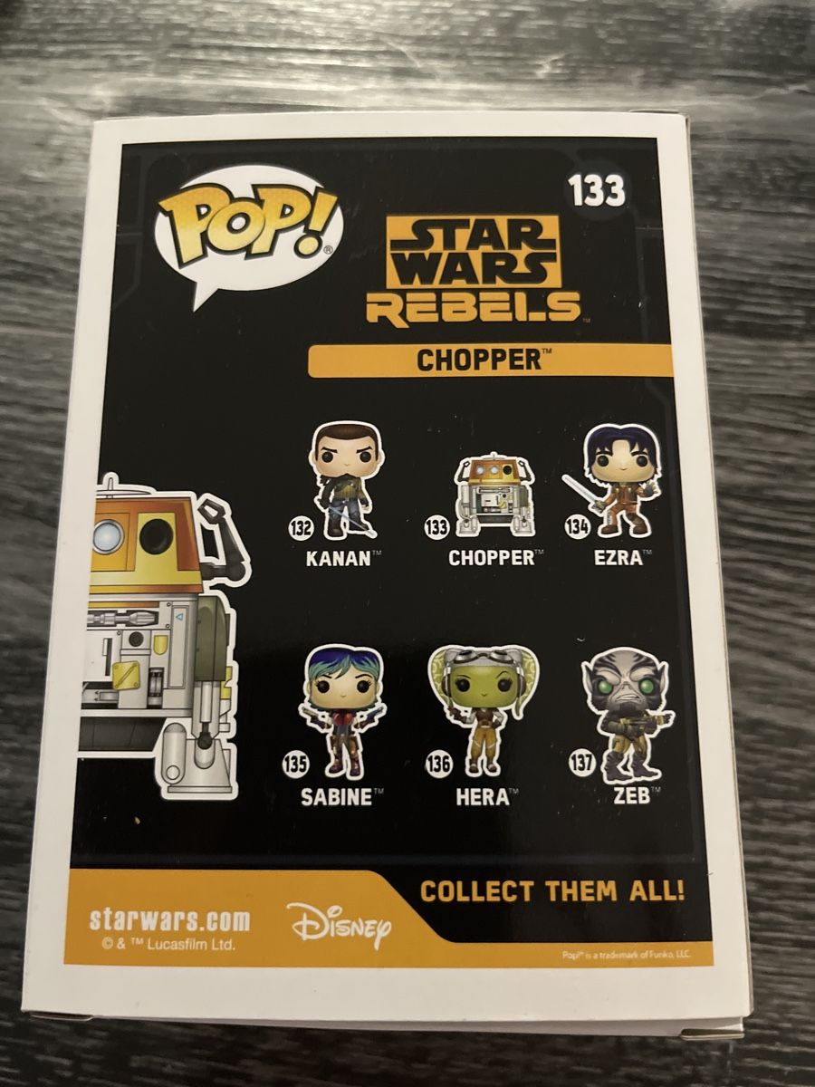 Funko Statuette: Funko Pop! Chopper #133 Star Wars Rebels Convention – Usato da Yverdon-les-Bains venduto da vin_95zk 2