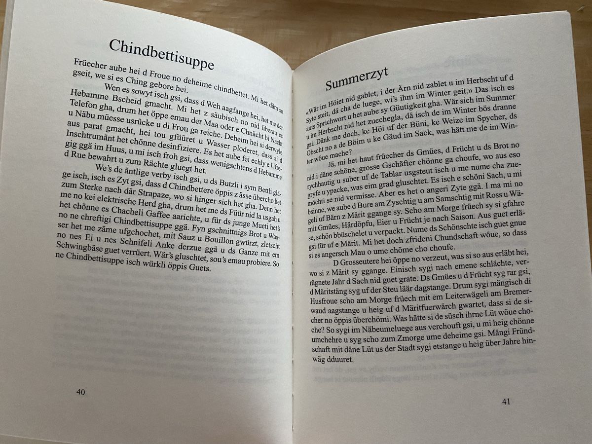 Libri: Züpfe u Suppe / Gschichte - Hanni Salvisberg – Usato da Schwarzenburg venduto da Michellu 7
