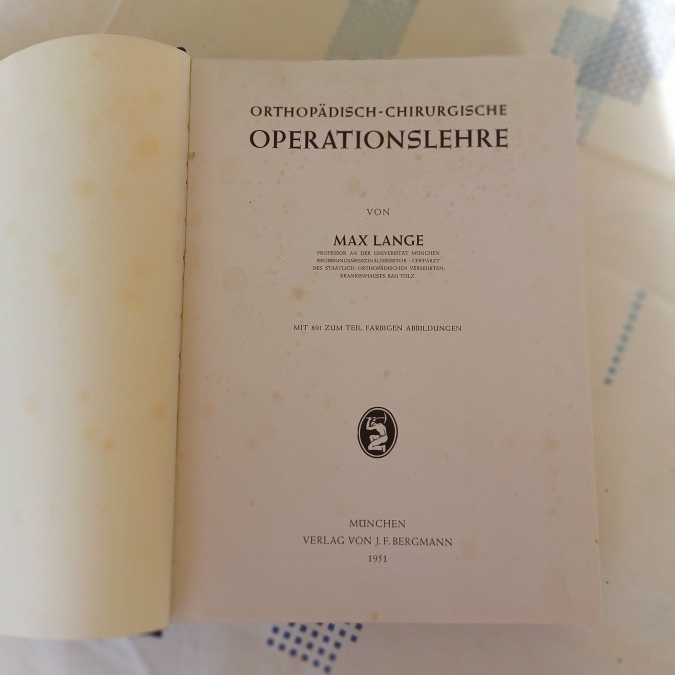 Bücher: Operationslehre von Max Lange 1951 – Gebraucht aus Abtwil SG von luupsy 2