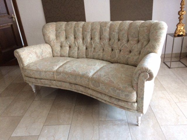 Divani: Sofa, stilvoll mit neuem Stoff bezogen – Usato da Hergiswil NW venduto da redrose51 1