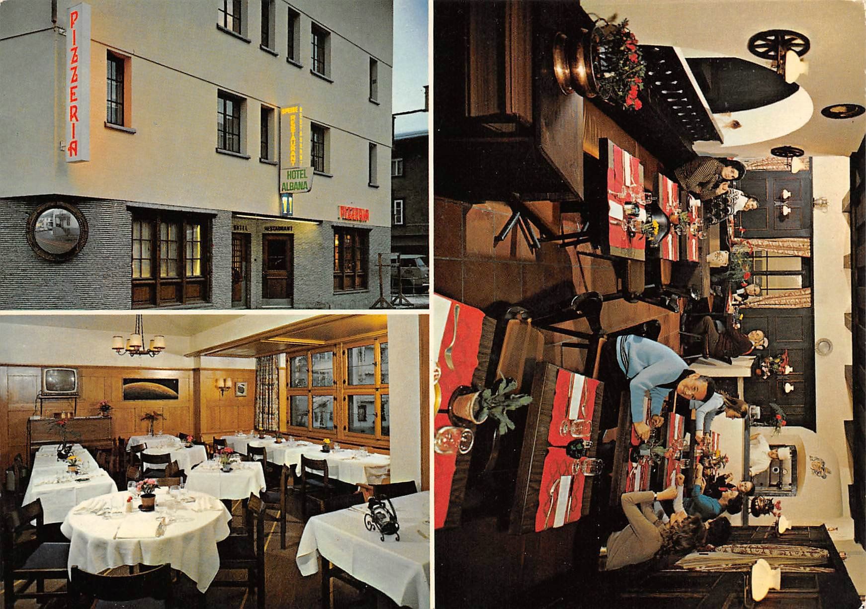 Cartoline postali: Davos Platz, Hotel Albana – Usato da Ottikon b.Kemptth. venduto da Neptun1974