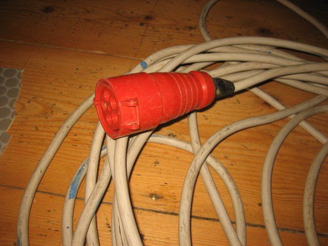 Cavi: Starkstromkabel - 3 Phasekabel / 10m – Usato da Winterthur venduto da pf02 1