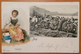 Prägekarte - Zug 1916