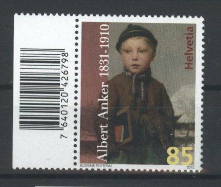 Tutti i francobolli: 2010, 100 Todestag von Albert Anker ** – Usato da Willisau venduto da Vollstempel