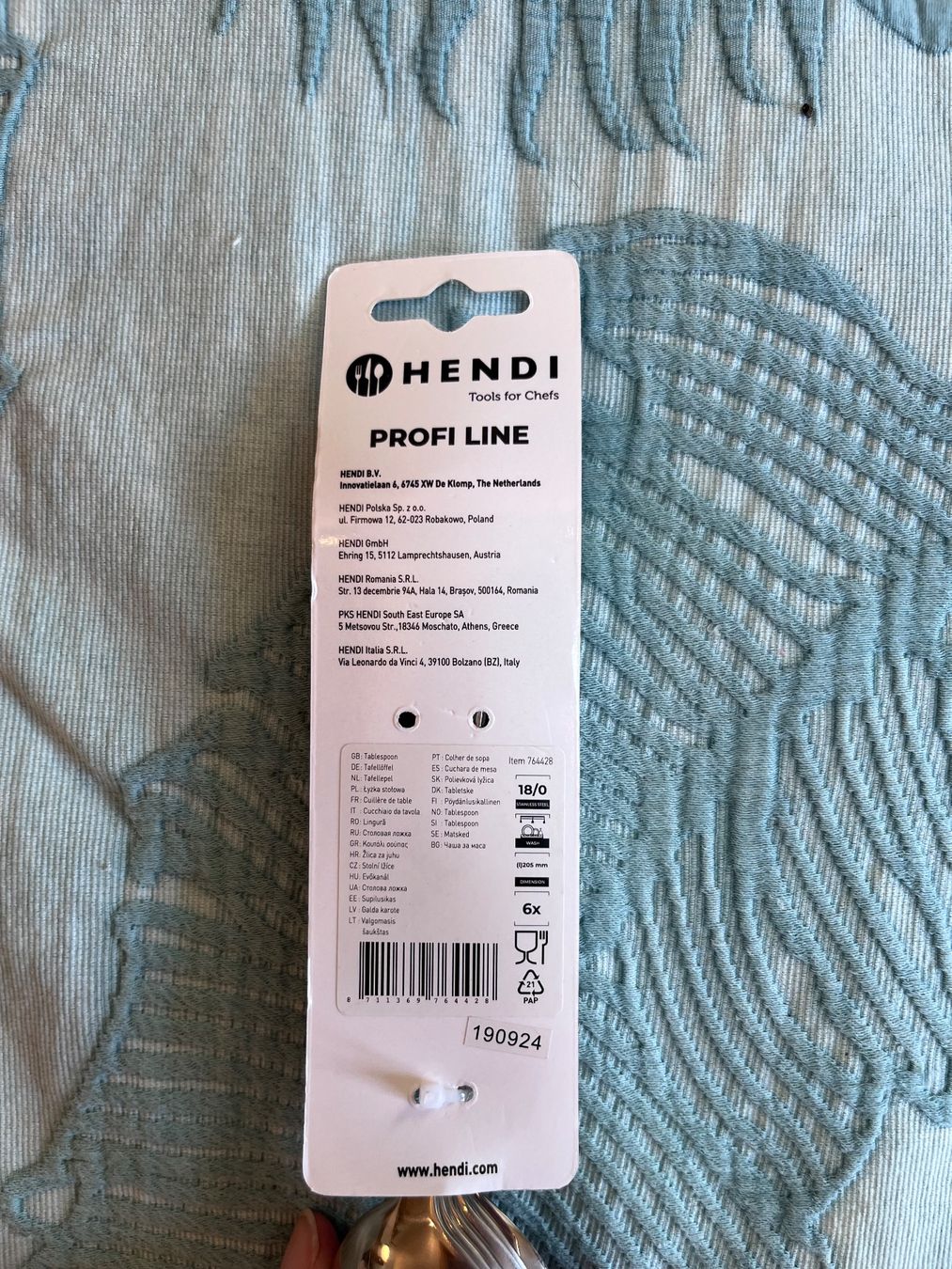 Löffel: 6 brandneue Esslöffel, 20,5 cm – Neu und originalverpackt aus Brugg AG von deb_57xk 1