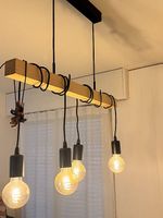 Deckenlampe Holz Smart Glühbirne