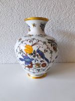 Grosse Vase KPM  Porzellan handgemalt mit Vögeln und Blumen