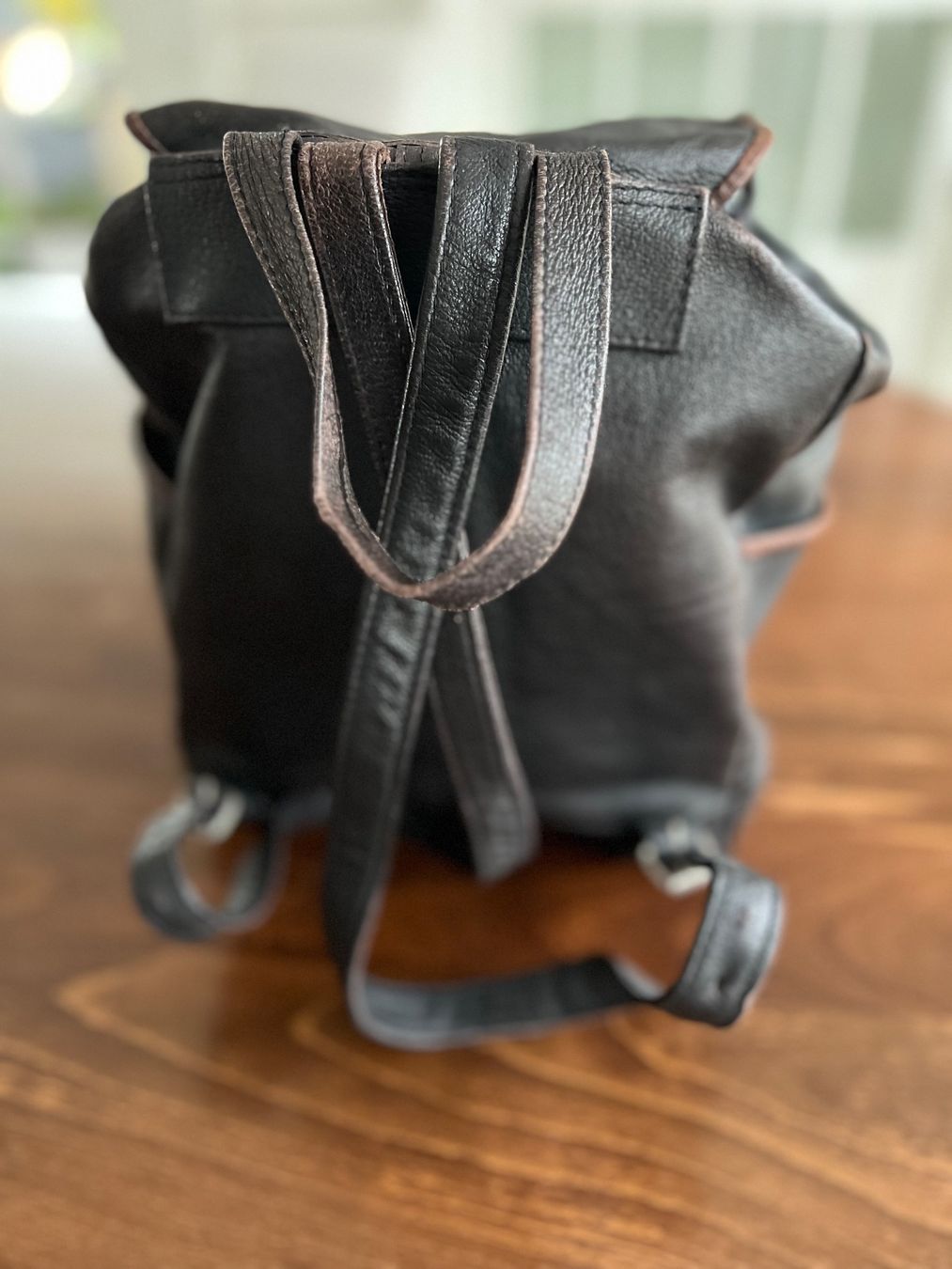 Zaini: Schöner Lederrucksack braun – Usato da Ebmatingen venduto da Mistelu 1