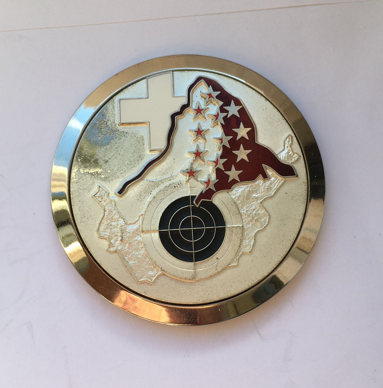 Medaglie: 2015 Schützenmedaille Wallis 60 mm – Usato da Kirchberg SG venduto da Helveticus00
