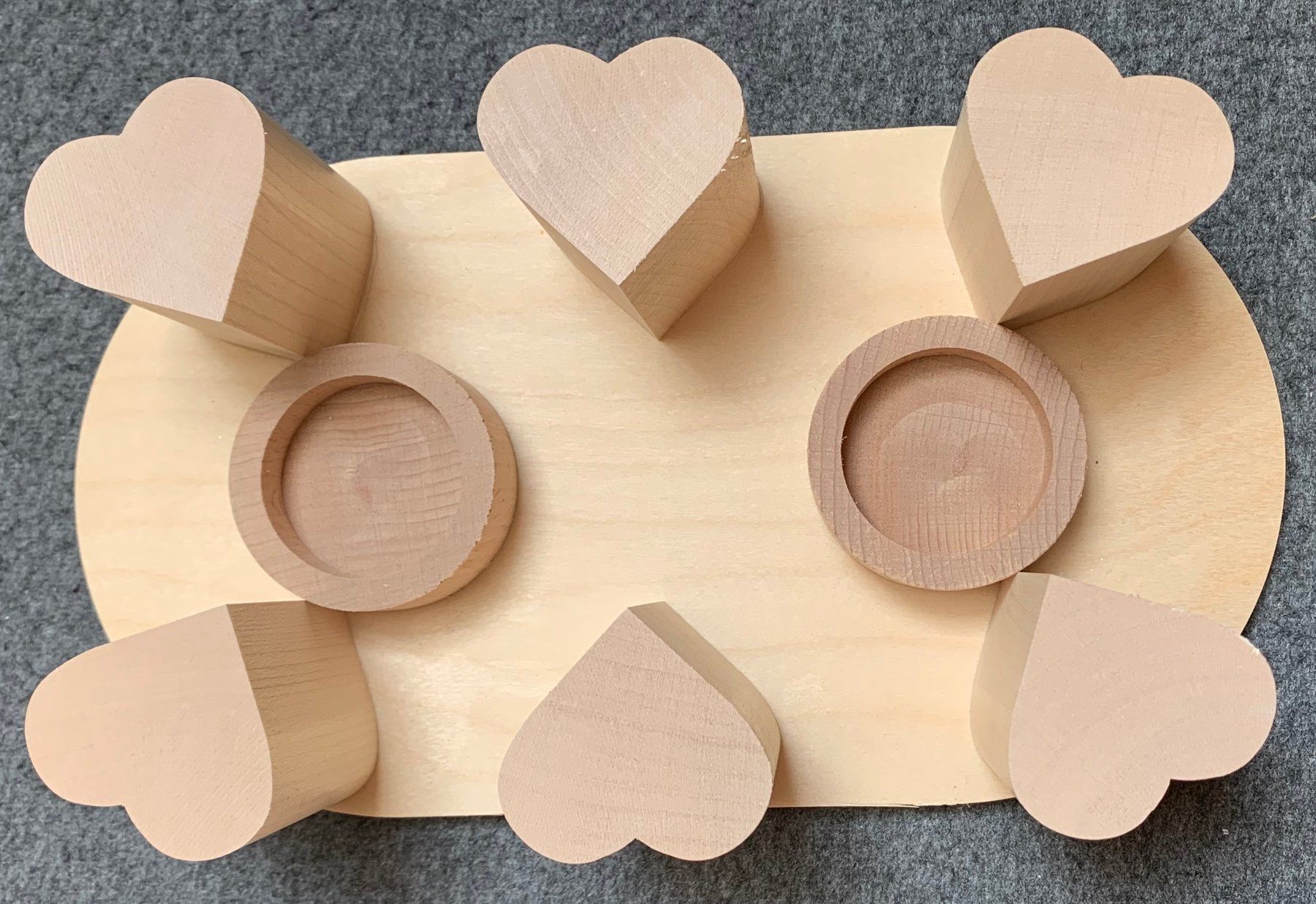 Holzartikel: Mit Kindern Basteln - Holz Teewärmer Herz – Neu (gemäss Beschreibung) aus Zäziwil von kreative-ideen 2