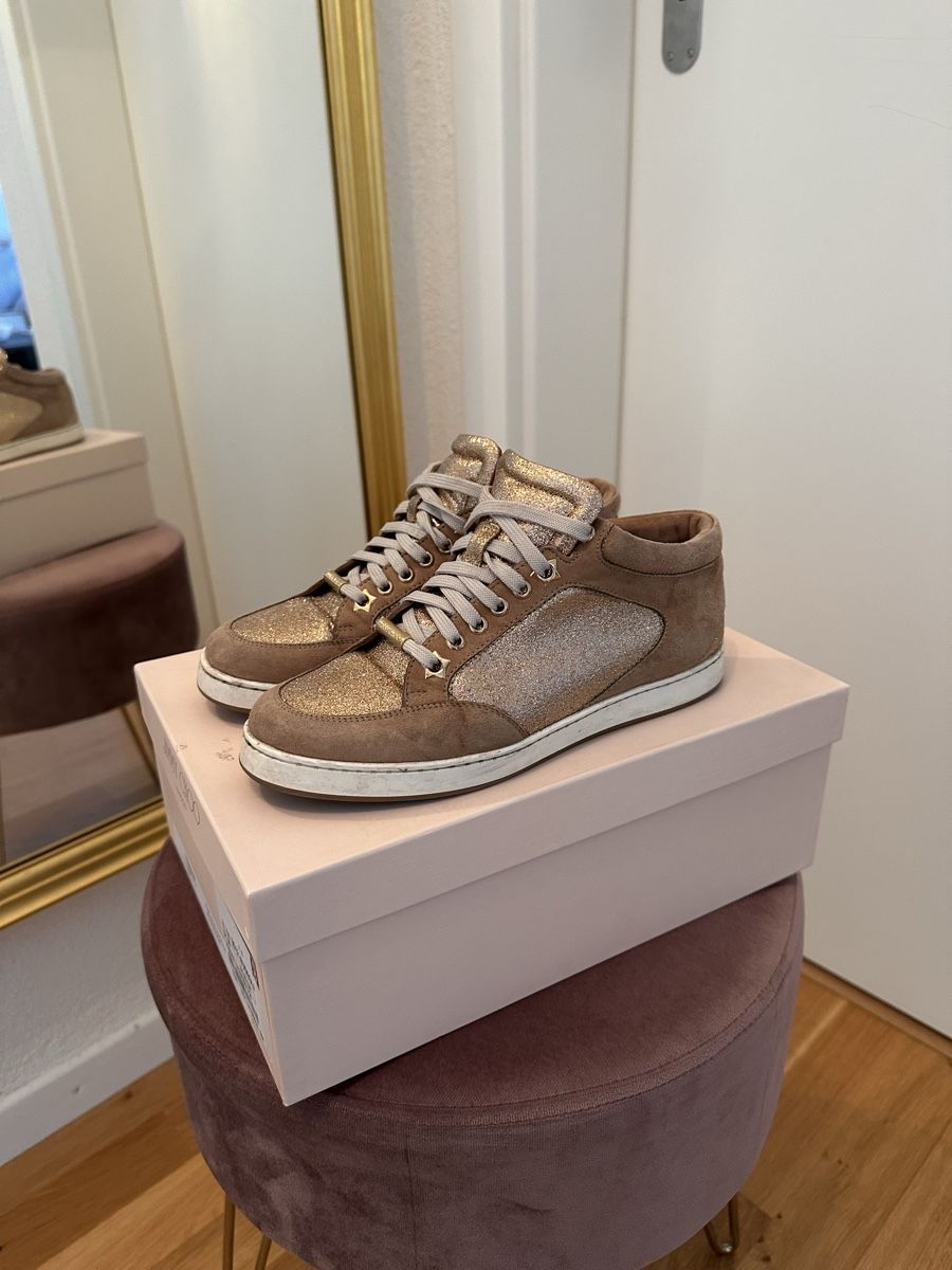 Jimmy Choo Damenschuhe: Jimmy Choo Sneaker Gold - Gr. 36 – Gebraucht aus Affoltern am Albis von mir_zjl8 1