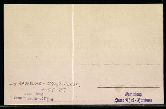 Cartoline postali: Hamburg-Uhlenhorst, Segelboote auf der A – Usato da Berlin venduto da bartko-reher 1