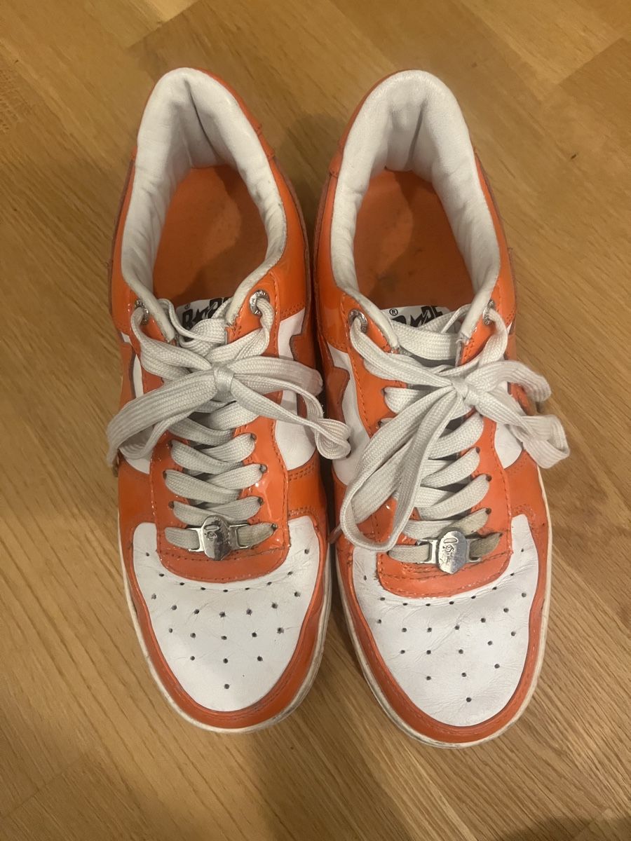 Bape Herrenschuhe: BAPE  orange white sneakers – Gebraucht aus Winterthur von 3mi_2kpf 4