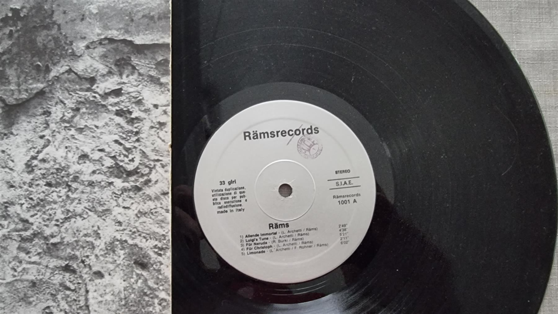 Dischi in vinile: LP Räms – Räms – Usato da Schaffhausen venduto da Kellerrassel 1