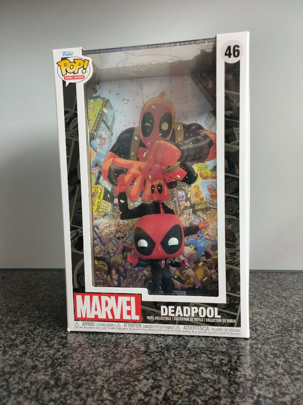 Funko Figurines: Funko Pop Marvel Comic Covers Deadpool 46 – Neuf avec emballage d'origine à Emmenbrücke par Marco01334