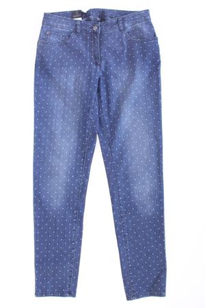 Madeleine Skinny Jeans Gr. 40 gepunktet