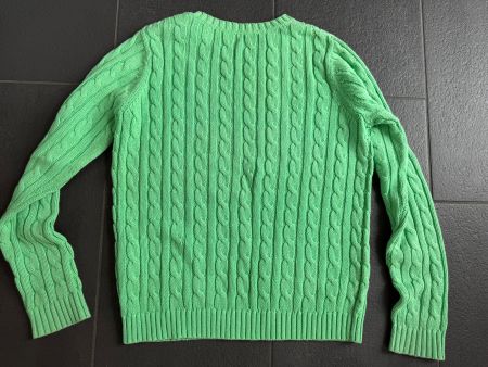 Baumwolle Pulli mit Zopfmuster im besten Zustand