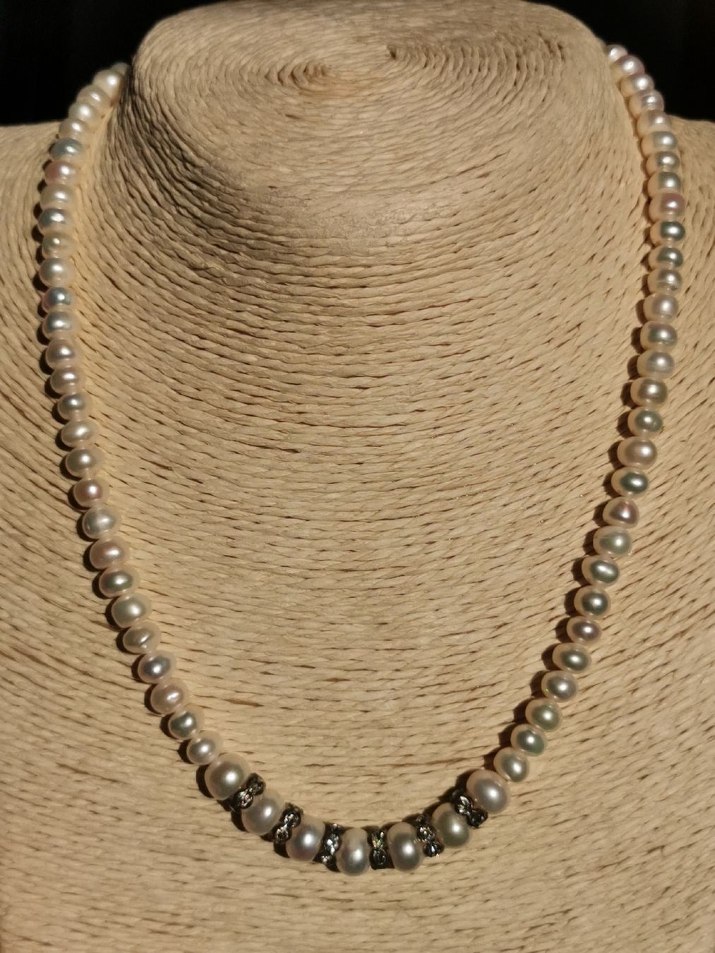 Colliers: Damen Kette aus Echtperlen.  – Neuf (Voir description) à Schlieren par vlalif 1