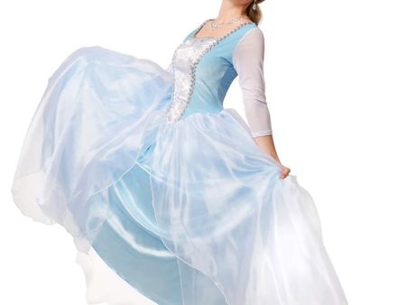 Frauenkostüm Edles Prinzessinnenkleid Cinderella Grösse L