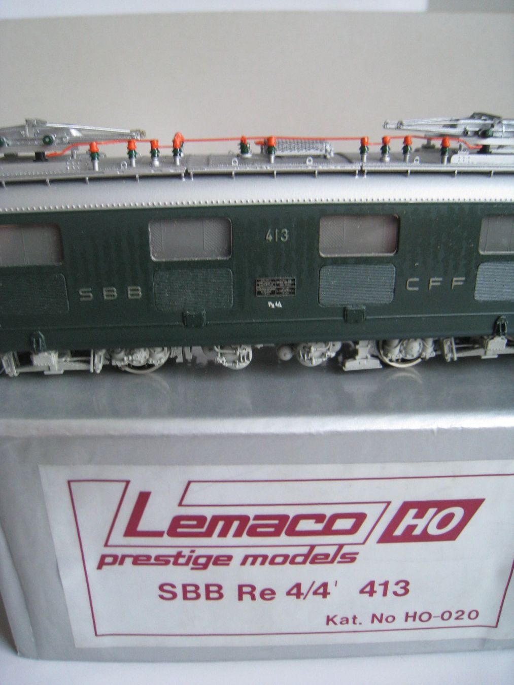 Lemaco Modelleisenbahnen: Lemaco SBB Re 4/4' Nummer 413, Schaumstoffschaden ! HO 20 – Gebraucht aus Buchs ZH von swiss-train