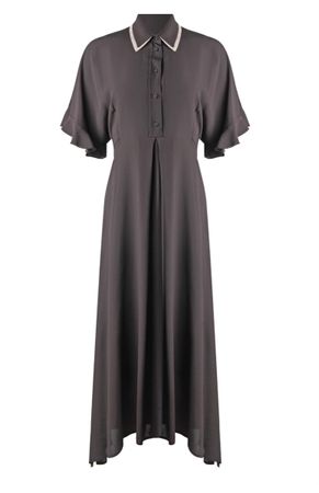 Beatrice B. kurzarm Kleid Seide Gr.L