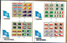 1984 USA - FDC Jahresausgabe UNO FLAGGEN der Nationen