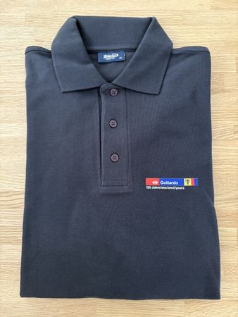 Polo Shirt Gottardo 125 Jahre Gr.: XL