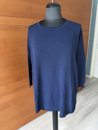 Légèrer Pullover d’blau / Kastenform / Gr. L