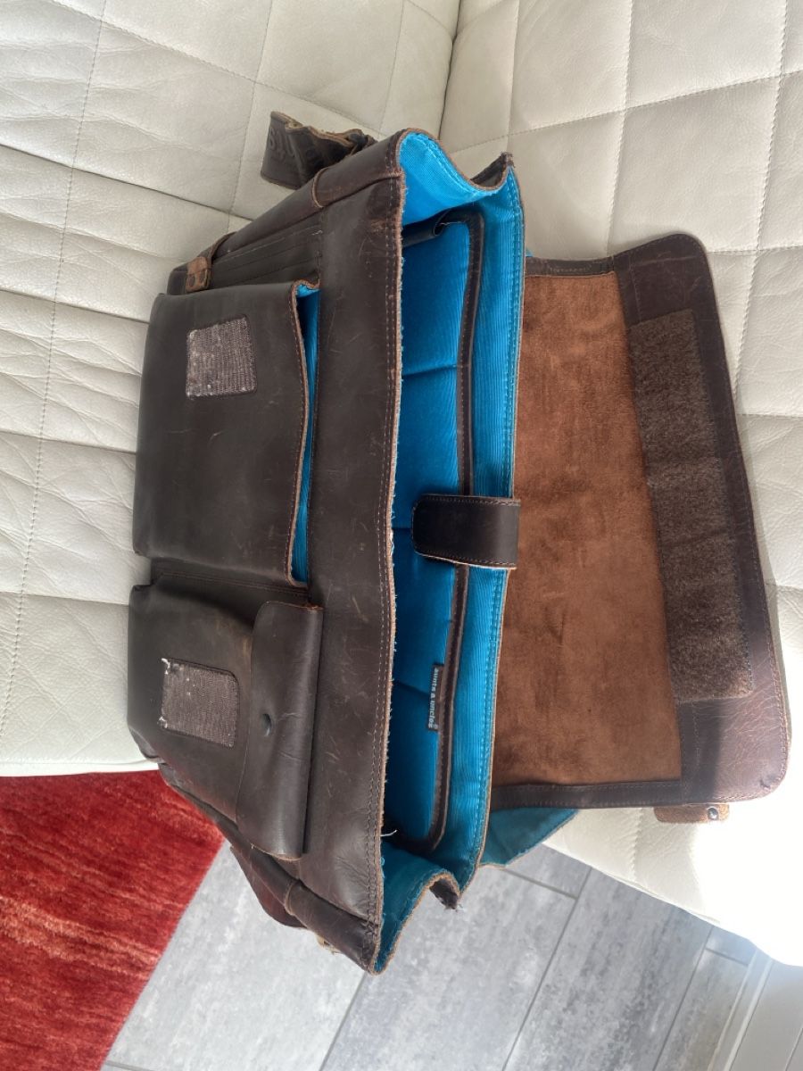 Borse: aunts & uncles ledertasche – Usato da Sargans venduto da Nikelmaker 2