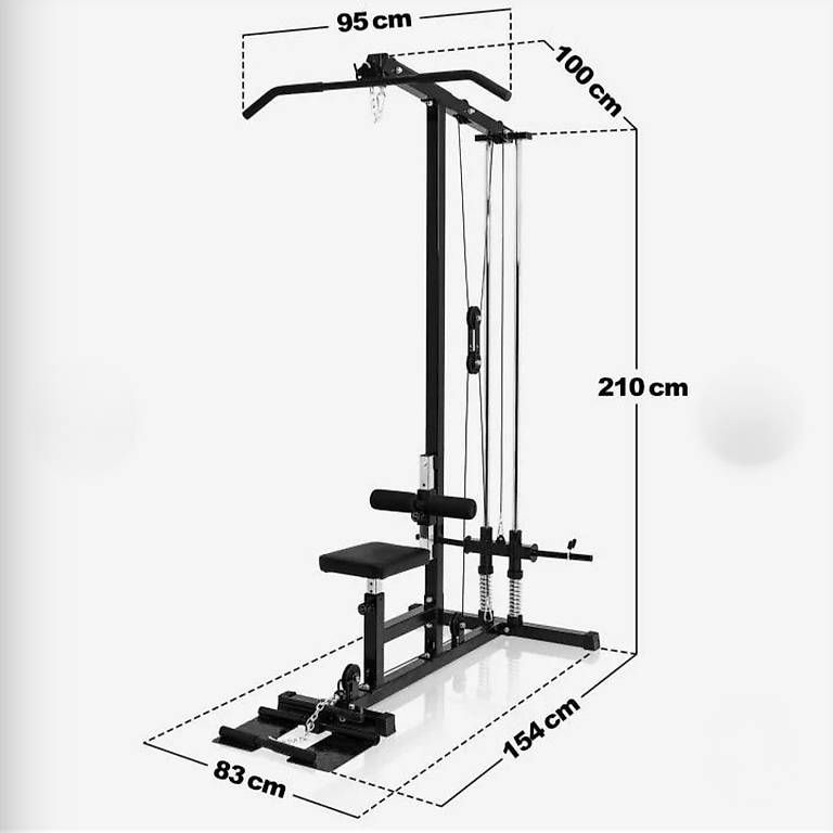 Hometrainer: Latzug plus 3 griffe & 50 mm adapter – Usato da Schaffhausen venduto da moruk1980 4